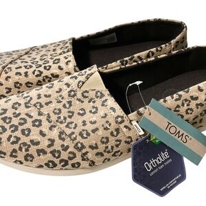 Toms Women Leopard Shoes Flats